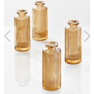 Set of four bud vases